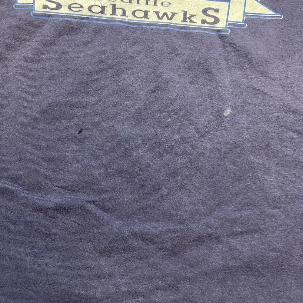 Vintage Seattle Seahawks Shirt Mens Large NFL NFC Champions Super Bowl XL